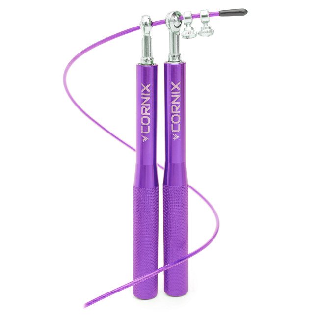 Скакалка швидкісна для кросфіту Cornix Speed Rope XR-0159 Purple