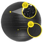 Слембол (медичний м'яч) для кросфіту Cornix Slam Ball 2 кг XR-0541 Black