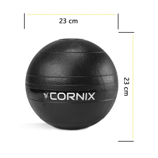 Слембол (медичний м'яч) для кросфіту Cornix Slam Ball 2 кг XR-0541 Black