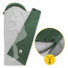 Спальний мішок (спальник) ковдра Mountain Goat 2 в 1 Standard 8 ...+20°C R Olive/Grey (P-5905973400961)