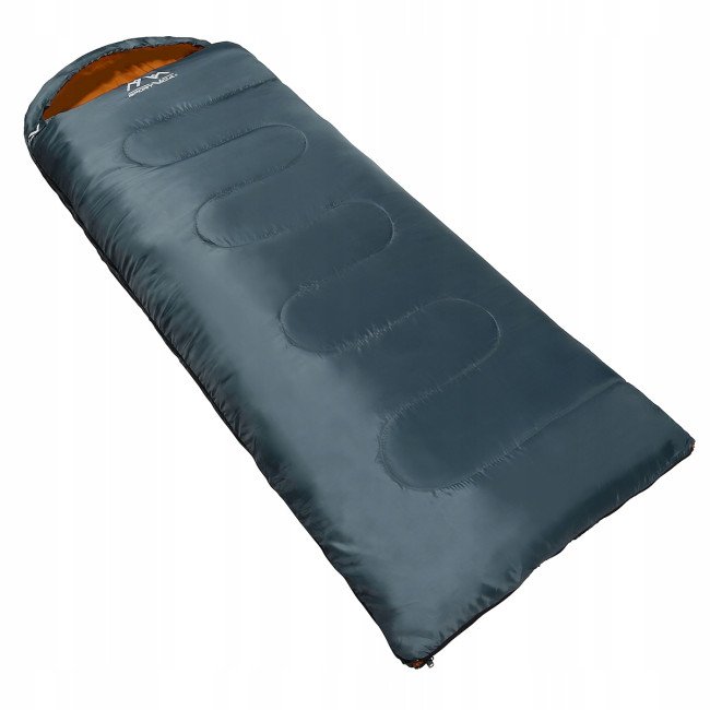 Спальний мішок (спальник) ковдра SportVida SV-CC0065 +2 ...+21°C R Navy Green/Orange