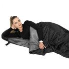 Спальний мішок (спальник) Springos 2 в 1 CS0042 +8 ...+20 °C R Black/Grey