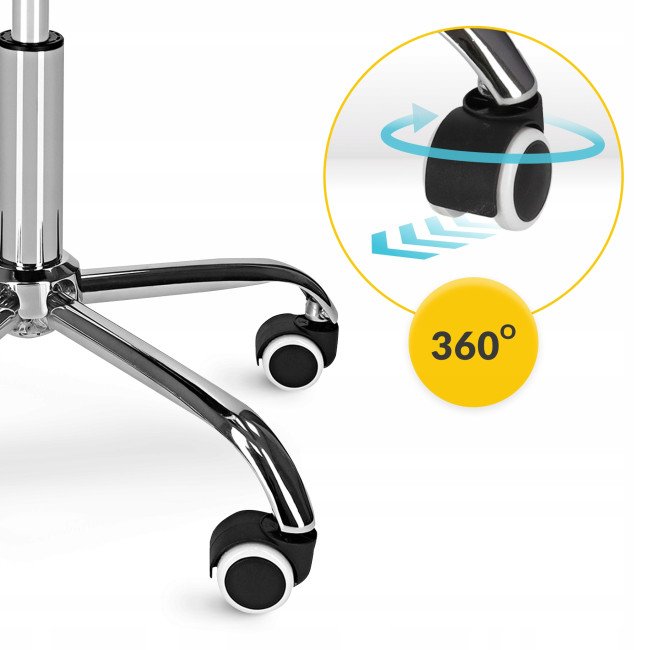 Стілець для майстра 4FIZJO Ergo регульований, без спинки, на коліщатах Beige (P-5907739319623)