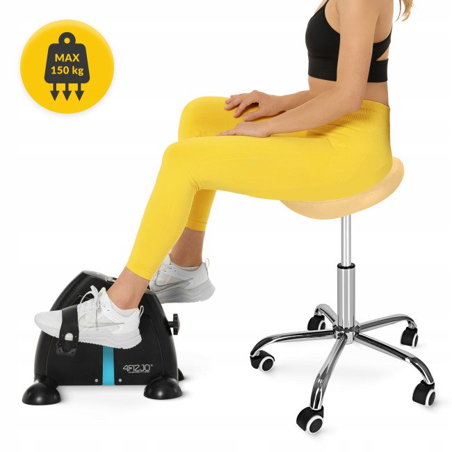 Стілець для майстра 4FIZJO Ergo регульований, без спинки, на коліщатах Beige (P-5907739319623)