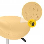 Стілець для майстра 4FIZJO Ergo регульований, без спинки, на коліщатах Beige (P-5907739319623)