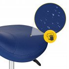 Стілець для майстра 4FIZJO Ergo регульований, без спинки, на коліщатах Blue (P-5907739319616)