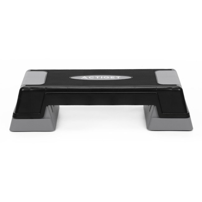 Степ-платформа 2-ступінчаста Actiget 73 х 28.5 х 12-17.5 см ACT0120 Black/Grey