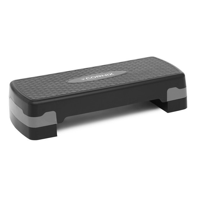 Степ-платформа 2-ступінчаста Cornix 68 х 28 х 10-15 см XR-0189 Black/Grey