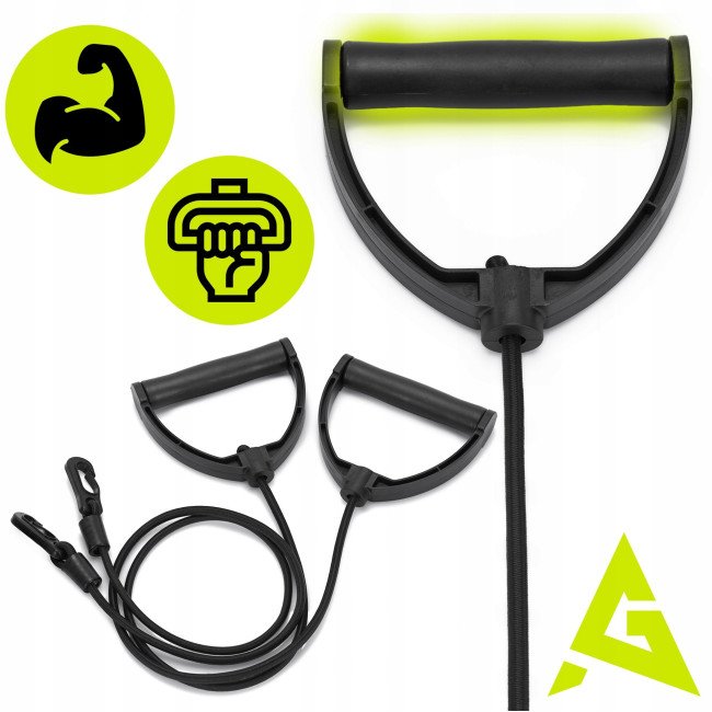 Степер (міні-степер) Actiget Actistep з еспандерами ACT0173 Black