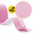Стрічка кінезіологічна (кінезіо тейп) 4FIZJO 5 см x 5 м Light Pink (P-5907739316028)