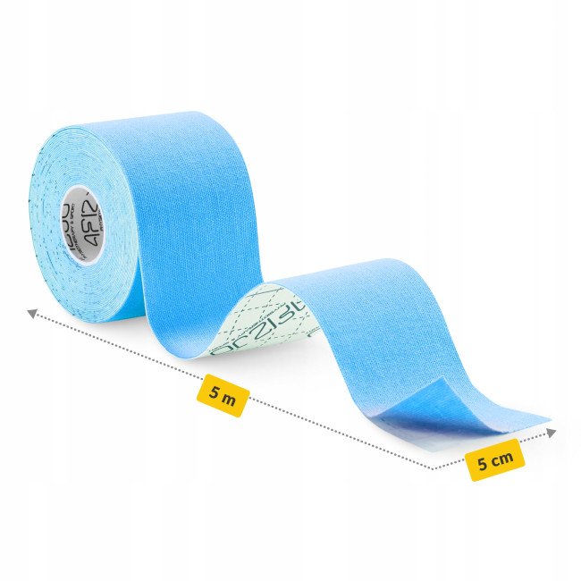 Стрічка кінезіологічна (кінезіо тейп) 4FIZJO 5 см x 5 м Sky Blue (P-5907739315991)