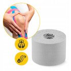 Стрічка кінезіологічна (кінезіо тейп) 4FIZJO 5 см x 5 м White (P-5907739318831)