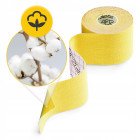 Стрічка кінезіологічна (кінезіо тейп) 4FIZJO 5 см x 5 м Yellow (P-5907739318824)