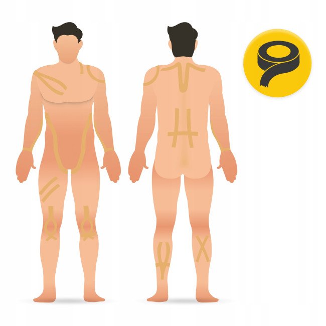 Стрічка кінезіологічна (кінезіо тейп) 4FIZJO 7.5 см x 5 м Biege (P-5907739318879)