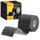 Стрічка кінезіологічна (кінезіо тейп) 4FIZJO 7.5 см x 5 м Black (P-5907739318886)