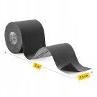 Стрічка кінезіологічна (кінезіо тейп) 4FIZJO 7.5 см x 5 м Black (P-5907739318886)