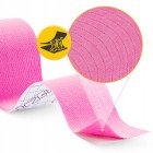 Стрічка кінезіологічна (кінезіо тейп) 4FIZJO 7.5 см x 5 м Pink (P-5907739318893)