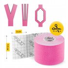 Стрічка кінезіологічна (кінезіо тейп) 4FIZJO 7.5 см x 5 м Pink (P-5907739318893)