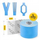 Стрічка кінезіологічна (кінезіо тейп) 4FIZJO 7.5 см x 5 м Sky Blue (P-5907739318909)