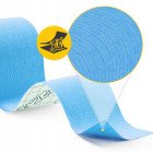 Стрічка кінезіологічна (кінезіо тейп) 4FIZJO 7.5 см x 5 м Sky Blue (P-5907739318909)