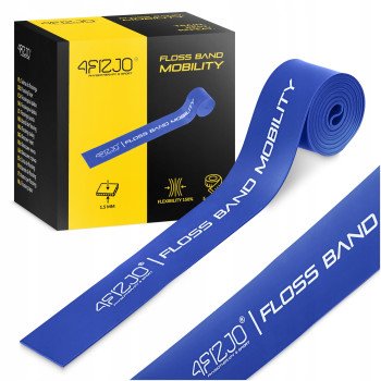 Стрічка компресійна для флосингу 4FIZJO Floss Band 207 x 5 x 0.15 см Blue (P-5905973405232)