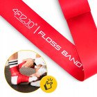 Стрічка компресійна для флосингу 4FIZJO Floss Band 207 x 5 x 0.15 см Red (P-5905973405249)