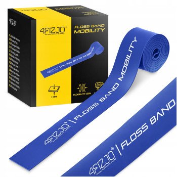 Стрічка компресійна для флосингу 4FIZJO Floss Band 207 x 5 x 0.1 см Blue (P-5905973405218)