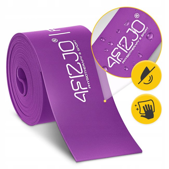 Стрічка компресійна для флосингу 4FIZJO Floss Band 207 x 5 x 0.1 см Violet (P-5905973405201)