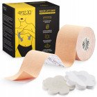 Стрічка-тейп для моделювання бюста 4FIZJO 5 см x 5 м + 10 бавовняних накладок Beige (P-5905973401494)