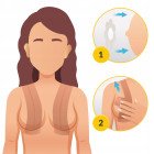 Стрічка-тейп для моделювання бюста 4FIZJO 5 см x 5 м + 10 бавовняних накладок Beige (P-5905973401494)