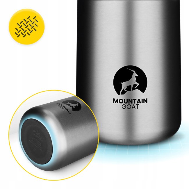 Термос для їжі Mountain Goat 0.72 л з ложкою Silver (P-5905973406970)