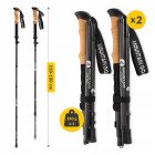 Трекінгові палиці Mountain Goat Active 38-130 см Black (P-5905973404679)