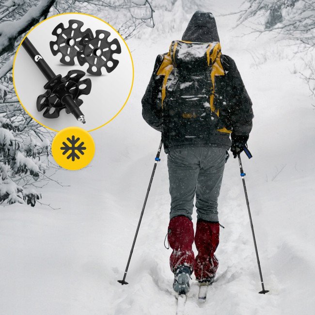 Трекінгові палиці Mountain Goat Pro+ 43-130 см Black/Blue (P-5907739318244)