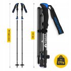 Трекінгові палиці Mountain Goat Pro+ 43-130 см Black/Blue (P-5907739318244)