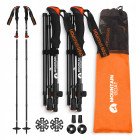 Трекінгові палиці Mountain Goat Pro+ 43-130 см Black/Orange (P-5907739318251)