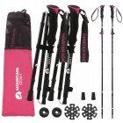 Трекінгові палиці Mountain Goat Pro+ 43-130 см Black/Pink (P-5905973404662)
