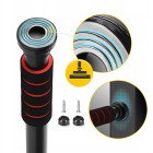 Турнік розсувний 4FIZJO Basic 61.5-100 см Black/Red (P-5905973402712)