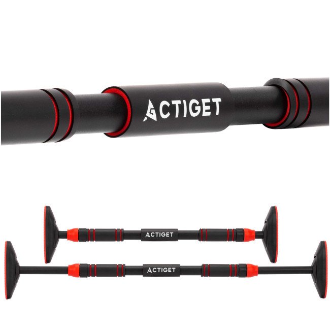 Турнік розсувний Actiget 72-105 см ACT0168 Black/Red