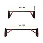 Турнік розсувний Cornix Elite+ 100-140 см XR-0295 Black/Red