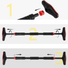 Турнік розсувний Cornix Pro 67-100 см XR-0283 Black/Red