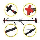 Турнік розсувний Cornix Pro+ 90-130 см XR-0287 Black/Red