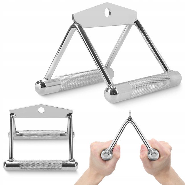 Ручка для тяги подвійна 4FIZJO вузький паралельний хват (P-5907739312440)