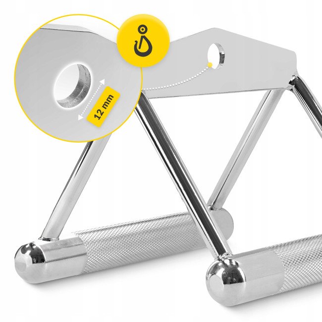 Ручка для тяги подвійна 4FIZJO вузький паралельний хват (P-5907739312440)