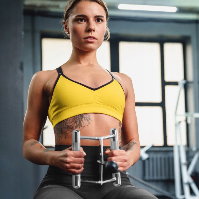 Ручка для тяги подвійна 4FIZJO вузький паралельний хват (P-5907739312440)