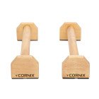 Упори для віджимань (паралетси) Cornix 50 см дерев'яні, подовжені XR-0382