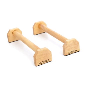 Упори для віджимань (паралетси) Cornix 50 см дерев'яні, подовжені XR-0382