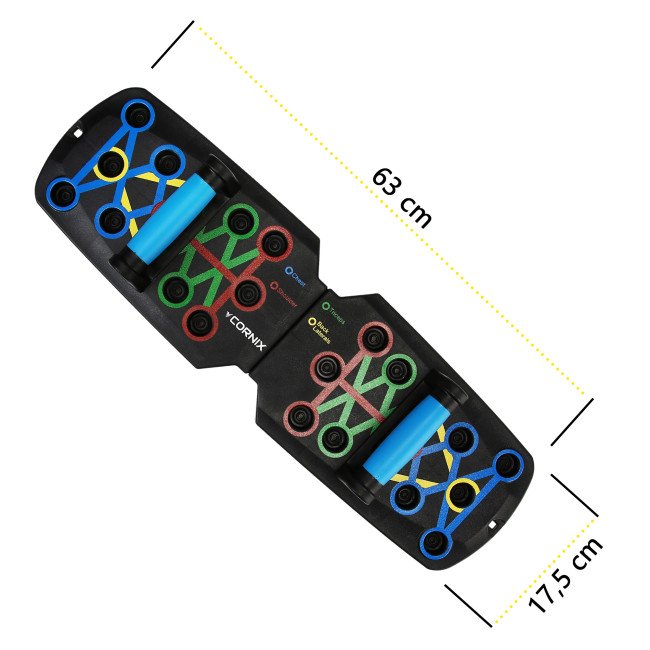 Упори (дошка) для віджимань Cornix Push-Up Board складна, зі змінним хватом XR-0453