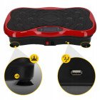Віброплатформа для тренувань 4FIZJO Ultra+ з пультом та еспандерами Black/Red (P-5905973401531)