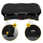 Віброплатформа для тренувань 4FIZJO Ultra+ з пультом та еспандерами Black (P-5905973402873)