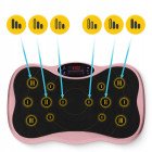Віброплатформа для тренувань 4FIZJO Ultra+ з пультом та еспандерами Black/Pink (P-5905973402880)